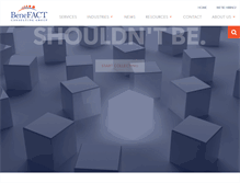 Tablet Screenshot of benefact.ca